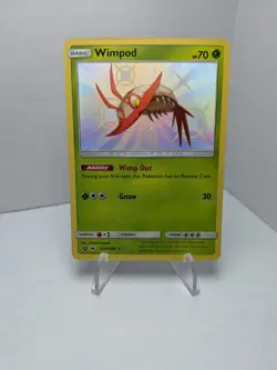 Pokemon TCG Wimpod SV4/SV94 Hidden Fates Shiny Vault Holo Rare NM - Image 1