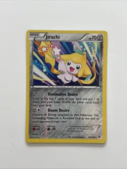 Jirachi 42/108 Rev Holo NM Pokemon Roaring XY Fast & secure shippingSkies - Image 1