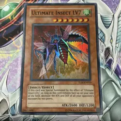 Ultimate Insect LV7 - TLM-EN010 - Super Rare - Unlimited Edition- Yugioh MP - Image 1