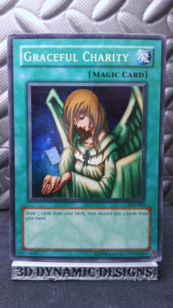 | Yugioh Graceful Charity SDP-040 Super Rare Starter Deck Pegasus HP 🔥 | - Image 1