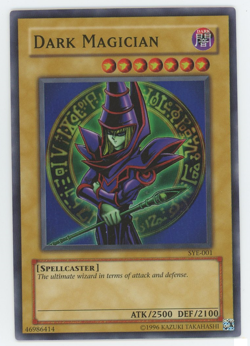 Dark Magician SYE-001 Super Rare Holo Starter Deck Yugi Evolution Yugioh 2004 - Image 1