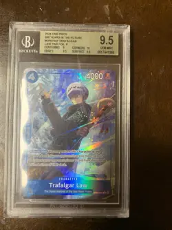 Trafalgar Law OP07-047 Alt Art 500 Years One Piece English BGS 9.5 - Image 1