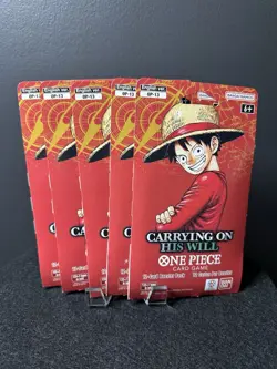 One Piece TCG - OP13 Carrying On His Will - Sleeved Booster Packs - 5 packs - Image 1