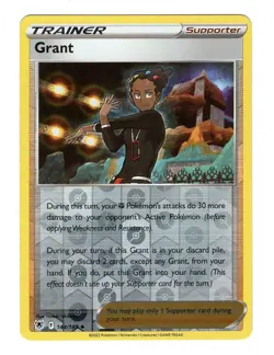 Pokemon TCG Grant SWSH Astral Radiance 144/189 Reverse Holo Uncommon Card NM - Image 1
