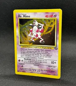 Pokemon TCG Mr. Mime Jungle Holo Rare Card 6/64 - Image 2