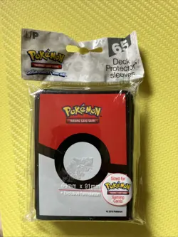 Pokemon Poke Ball Standard Deck Protector Card Sleeves 65 Pack - Image 1
