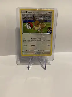Eevee On The Ball Promo Pokemon Card - Image 1