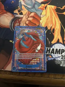 One Piece Card Game Buggy OP09-051 (SP) (Gold) - The Azure Sea's Seven (OP14) - Image 5