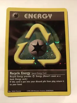 Recycle Energy - WOTC League Promo Pokemon - Holo Card - Image 1