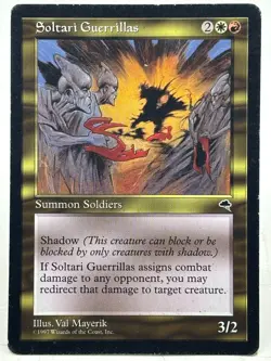 Soltari Guerrilas HP* Tempest ENGLISH vintage mtg -UnltdCards - Image 1
