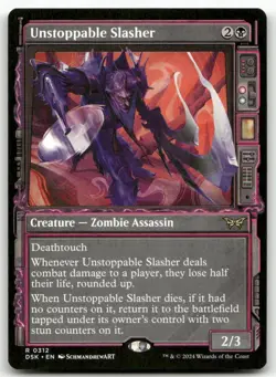 Unstoppable Slasher Showcase MTG Duskmourn: House of Horror 312 R NM - Image 1