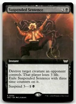 Suspended Sentence (Extended Art) #54 MTG Duskmourn NM X1 - Image 1