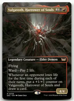 Valgavoth, Harrower of Souls Borderless MTG Commander: Duskmourn: House of Hor - Image 1