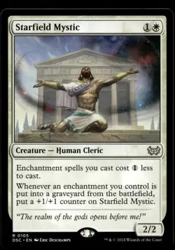 Starfield Mystic #105 MTG Duskmourn NM X1 - Image 1