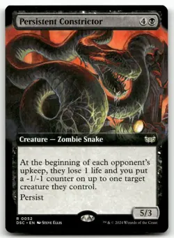 Persistent Constrictor (Extended Art) #52 MTG Duskmourn NM X1 - Image 1