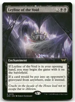 Leyline of the Void (Extended Art) #376 MTG Duskmourn NM X1 - Image 1