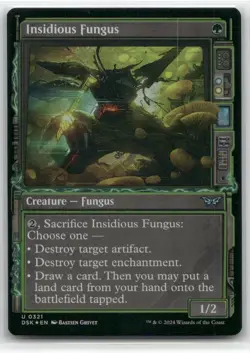 Insidious Fungus (Showcase) #321 FOIL MTG Duskmourn NM X1 - Image 1