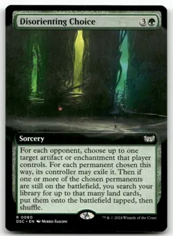 Disorienting Choice (Extended Art) #60 MTG Duskmourn NM X1 - Image 1