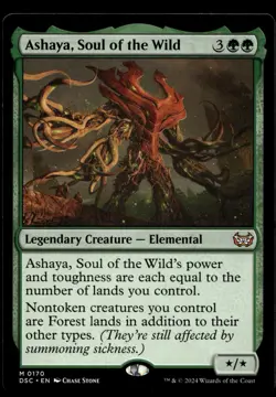 Ashaya, Soul of the Wild #170 MTG Duskmourn NM X1 - Image 1