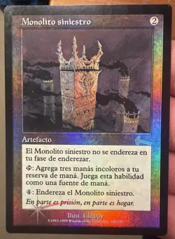 Grim Monolith Urza's Legacy Foil Spanish MTG Magic - Image 1