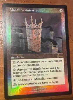 Grim Monolith Urza's Legacy Foil Spanish MTG Magic - Image 2