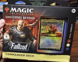 MTG Universes Beyond: Fallout Hail, Caesar Commander Deck Sealed - Image 1