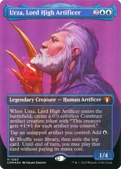 MTG - Urza, Lord High Artificer (Textured Foil) - Commander Masters - Image 1