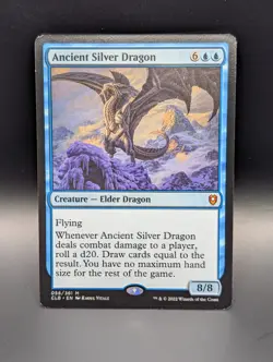 MTG - Ancient Silver Dragon - Creature - CLB #56 - Mythic - NM - Image 1