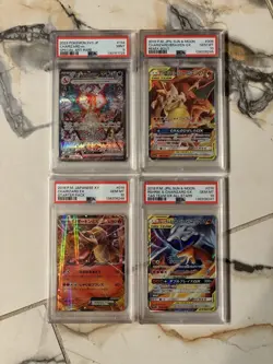POKEMON LOT JAPANESE TAG TEAM XY STARTER GX CHARIZARD EX SAR PSA 10 Consecutive - Image 1