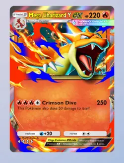 Pokemon TCG Pocket Mega Charizard Y 4 Diamond VIRTUAL - Image 1