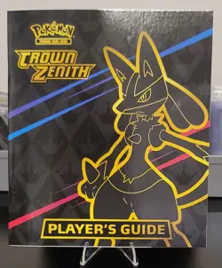 Pokemon Crown Zenith Player’s Guide Elite Trainer Box ETB Booklet Manual (New) - Image 1