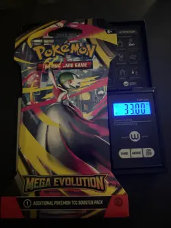 (VERY HEAVY) 33.00g Pokemon TCG Mega Evolution Sleeved Booster Pack (SEALED)✅ - Image 1