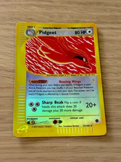 Pokemon 2002 Expedition Base Set Pidgeot Reverse Holo Rare 23/165 - Image 1