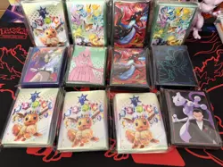 LOT OF 12 SEALED POKEMON SLEEVES - Image 1