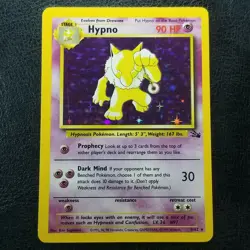 Hypno 8/62 Fossil Unlimited Holo Rare 1999 Pokemon Wizard Nintendo - Image 1