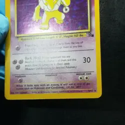 Hypno 8/62 Fossil Unlimited Holo Rare 1999 Pokemon Wizard Nintendo - Image 4