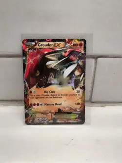 Pokemon TCG Groudon EX XY42 Ultra Rare Black Star Promo - MP - Image 1