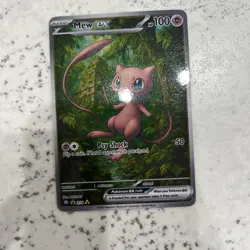 Pokemon Fan ART Pocket Mew EX Rare Fan Art - Image 1