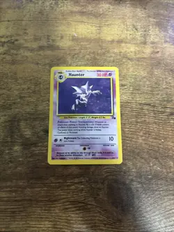 Pokemon TCG Haunter Fossil 6/62 Holo Unlimited Rare LP/NM Condition 1999 - Image 1