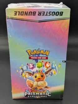 Pokemon SV8.5 Prismatic Evolutions Sealed Booster Bundle Display Case - Image 1
