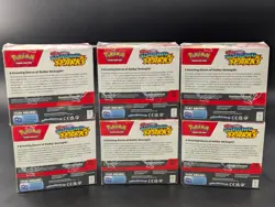 Pokemon Scarlet & Violet SV08 Surging Sparks Lot of 6 Sealed Booster Boxes - Image 2