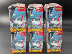 Pokemon Scarlet & Violet SV08 Surging Sparks Lot of 6 Sealed Booster Boxes - Image 4