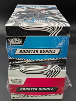 2x Pokemon SV10.5 Black Bolt White Flare Sealed Booster Bundle Display Case - Image 5