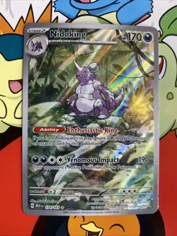 2023 Pokemon SV 151 MEW EN Nidoking #174/165 - Image 1