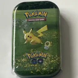 Pokemon GO Mini Tin New Sealed TCG Booster Pack Pickachu - Image 1