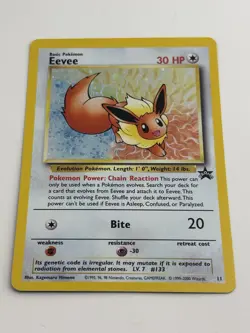 Eevee 11/53 Wotc Black Star Promo Holo Pokemon LP - Image 5