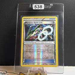 Pokemon Rayquaza Spirit Link 87/108 Reverse Holo Roaring Skies (538) - Image 1