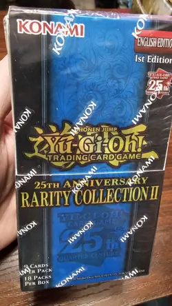 Yu-Gi-Oh 25th Anniversary Rarity Collection II Konami 1st Edition, 18 Packs - Image 1