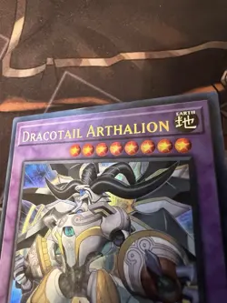 Yugioh! Dracotail Arthalion - JUSH-EN006 1st Edition Ultra Rare LP - Image 3