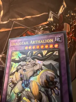 Yugioh! Dracotail Arthalion - JUSH-EN006 1st Edition Ultra Rare LP - Image 4